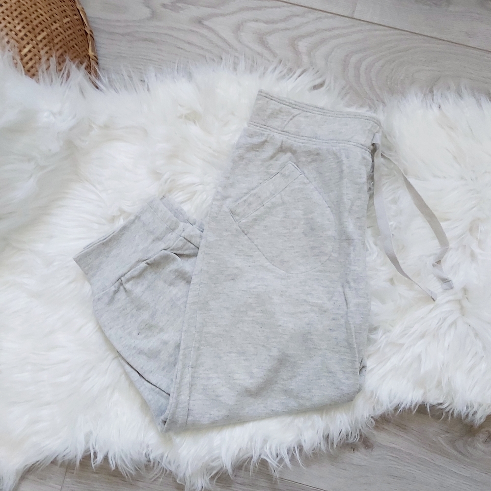 Grey GapKids Cotton capris Joggers
